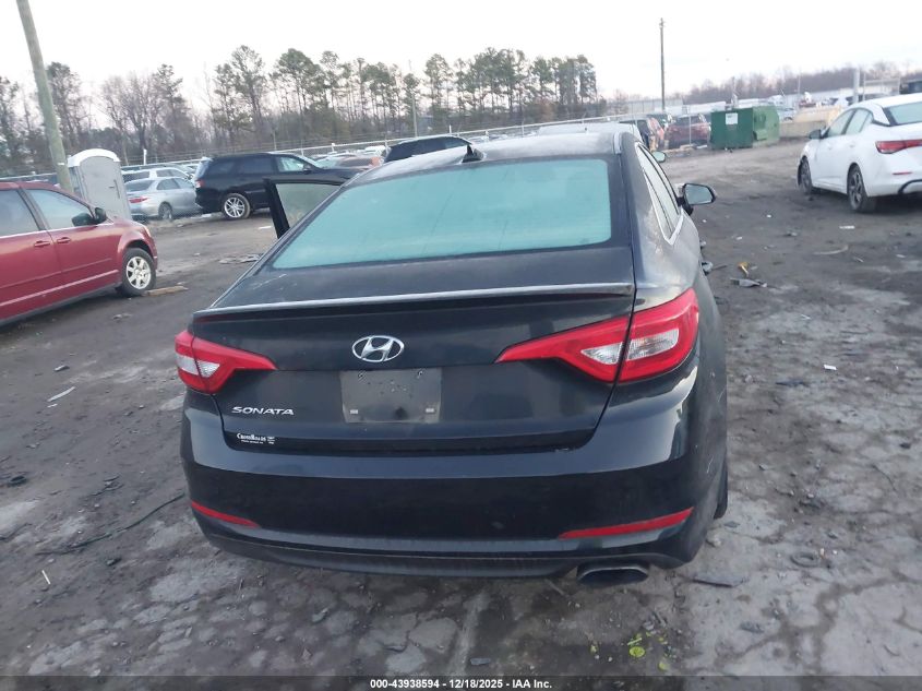 2016 Hyundai Sonata Se VIN: 5NPE24AF5GH304366 Lot: 43938594