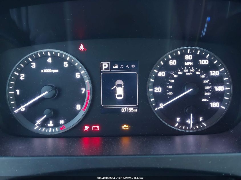 2016 Hyundai Sonata Se VIN: 5NPE24AF5GH304366 Lot: 43938594