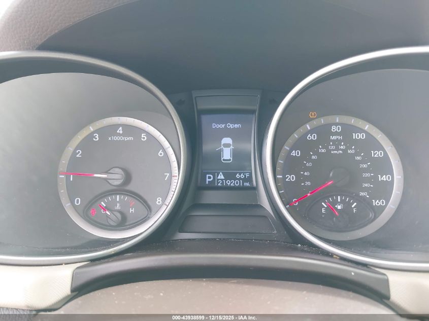 2013 Hyundai Santa Fe Gls VIN: KM8SM4HF7DU026036 Lot: 43938599