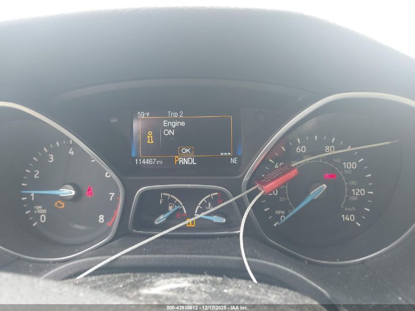 2015 Ford Focus Se VIN: 1FADP3F22FL218929 Lot: 43938612