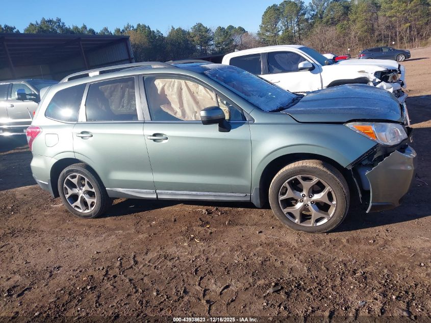 2016 Subaru Forester 2.5I Touring VIN: JF2SJAXCXGH530047 Lot: 43938623