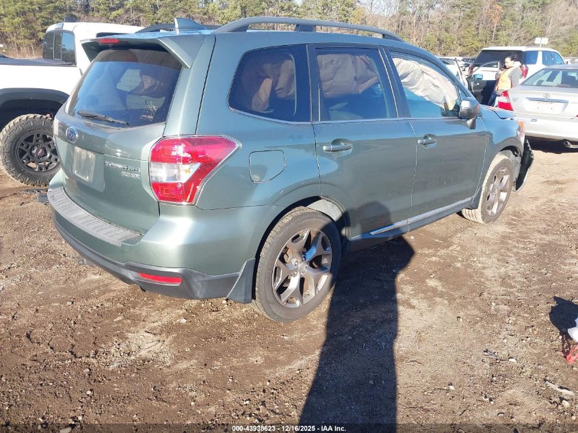 2016 Subaru Forester 2.5I Touring VIN: JF2SJAXCXGH530047 Lot: 43938623