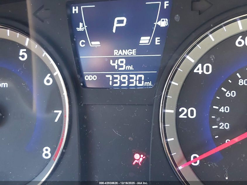 2014 Hyundai Accent Se VIN: KMHCU5AE9EU153139 Lot: 43938626