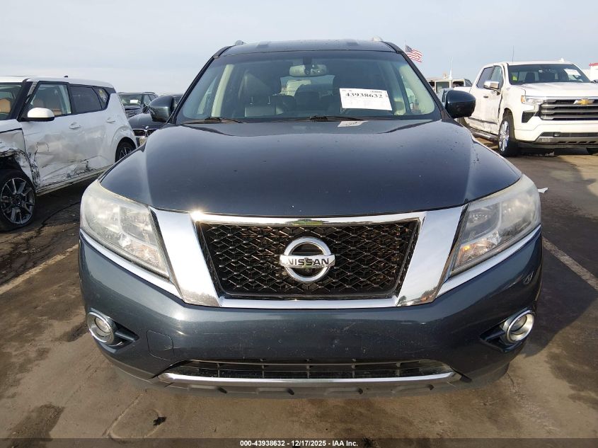 2016 Nissan Pathfinder Sl VIN: 5N1AR2MN0GC656201 Lot: 43938632