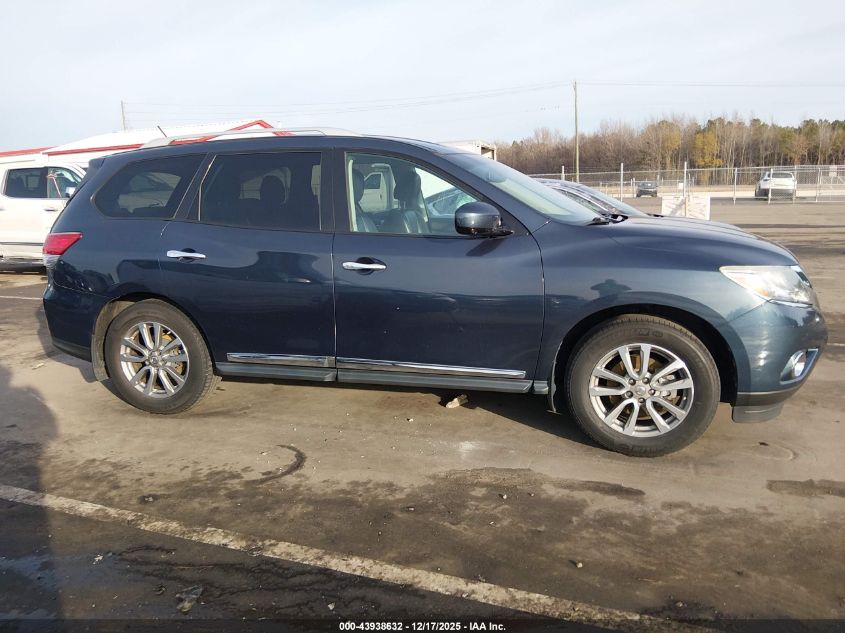 2016 Nissan Pathfinder Sl VIN: 5N1AR2MN0GC656201 Lot: 43938632