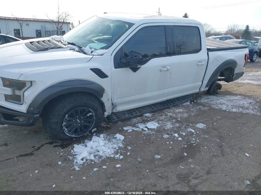 2018 Ford F-150 Raptor VIN: 1FTFW1RG6JFB98726 Lot: 43938633