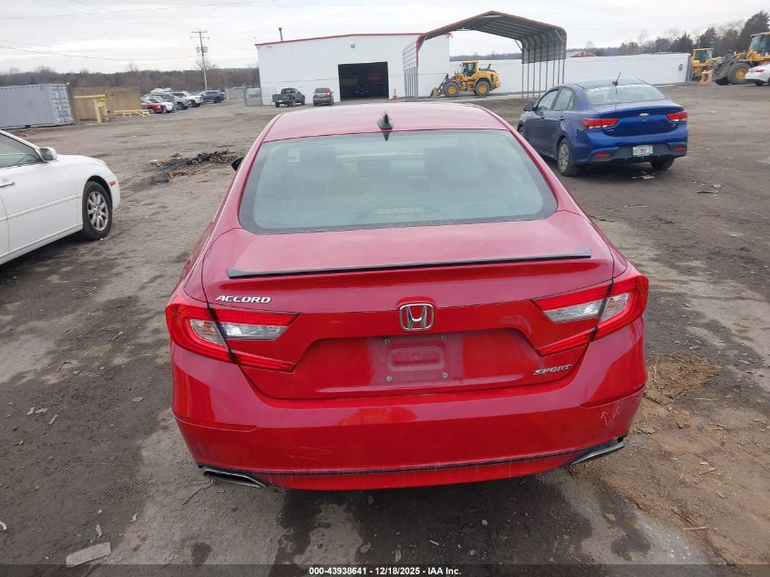 2021 Honda Accord Sport VIN: 1HGCV1F3XMA063288 Lot: 43938641