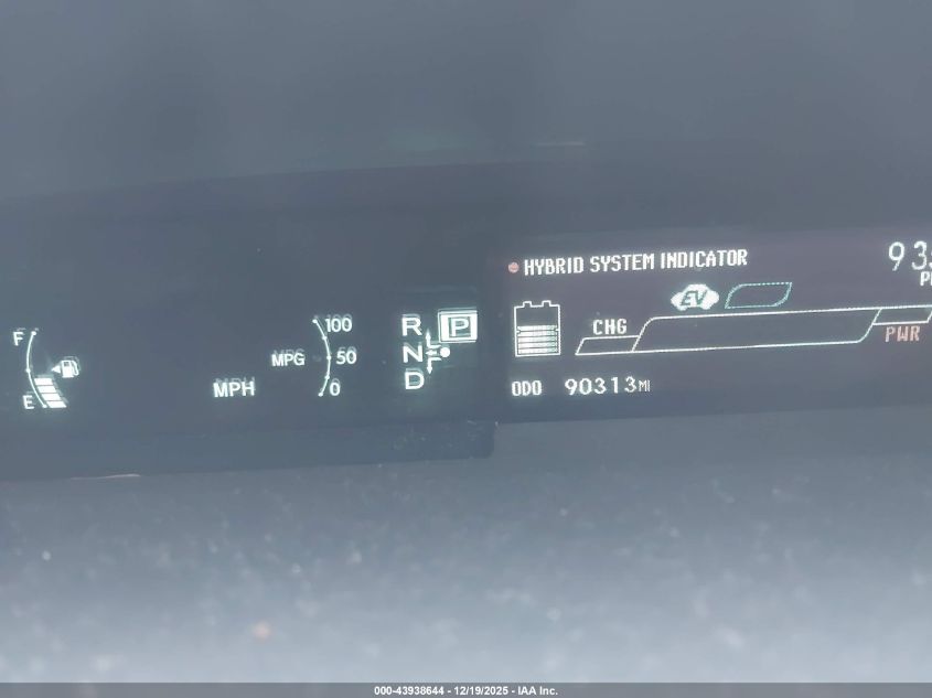 2015 Toyota Prius Two VIN: JTDKN3DU5F1984046 Lot: 43938644