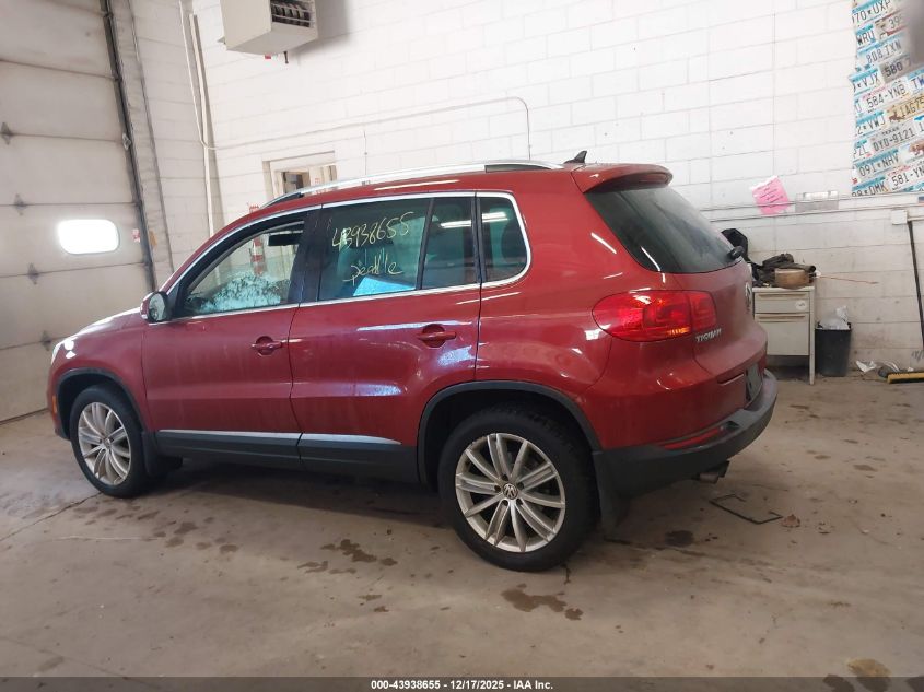 2015 Volkswagen Tiguan Se VIN: WVGBV7AX2FW048082 Lot: 43938655