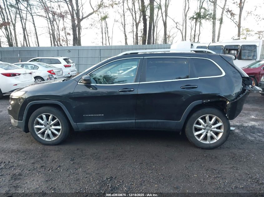 2015 Jeep Cherokee Limited VIN: 1C4PJMDB3FW768785 Lot: 43938675