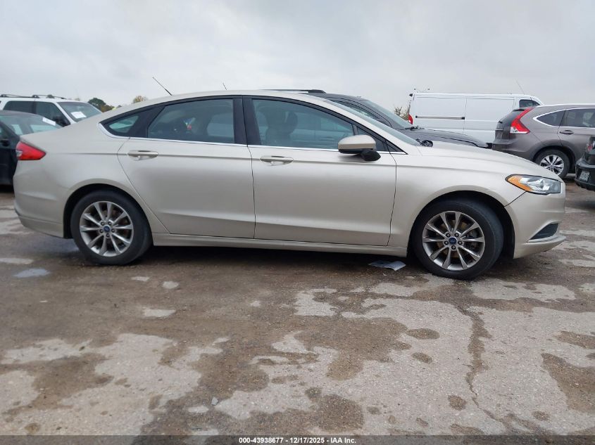 2017 Ford Fusion Se VIN: 3FA6P0H72HR125686 Lot: 43938677