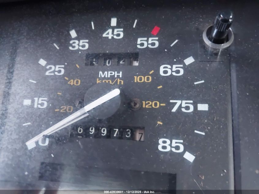 1992 Ford Ranger VIN: 1FTCR10U5NUC96533 Lot: 43938681