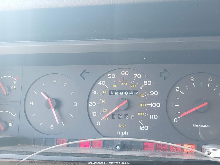 1987 Volvo 740 Gle VIN: YV1FX8745H1136699 Lot: 43938685