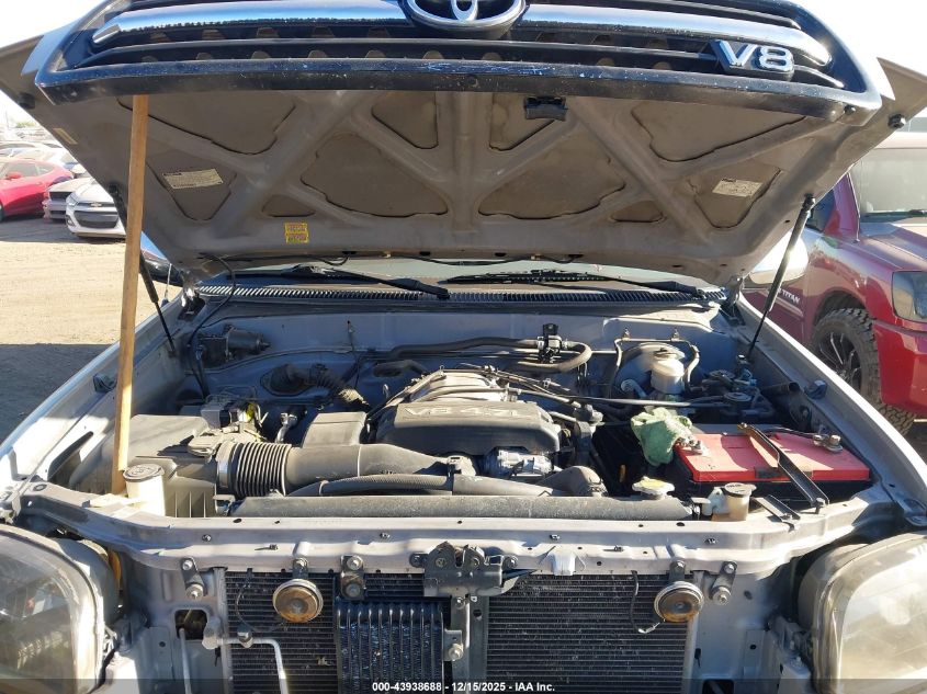 2000 Toyota Tundra Sr5 V8 VIN: 5TBRT3415YS067505 Lot: 43938688