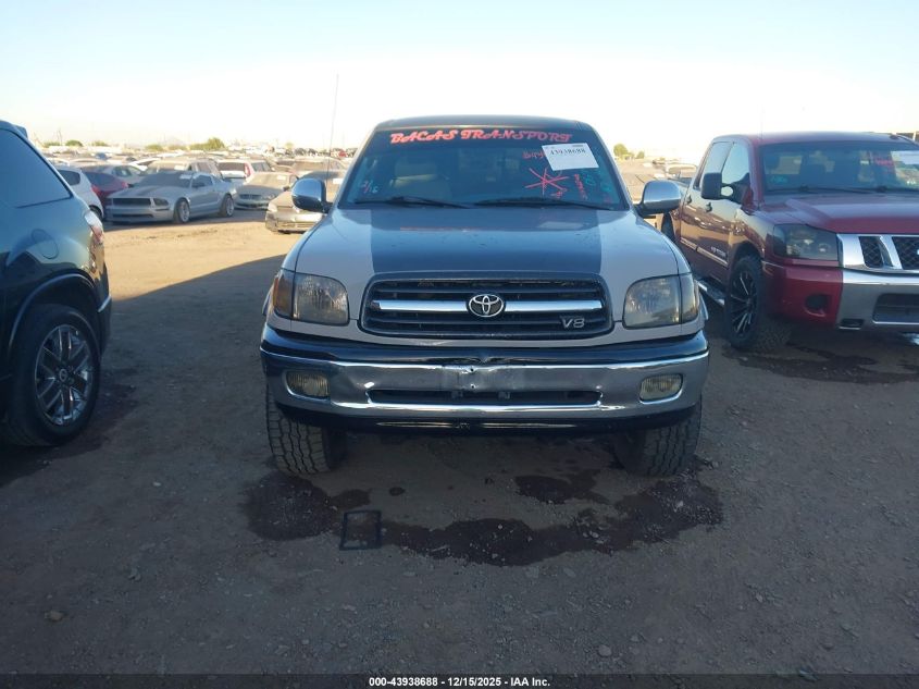 2000 Toyota Tundra Sr5 V8 VIN: 5TBRT3415YS067505 Lot: 43938688
