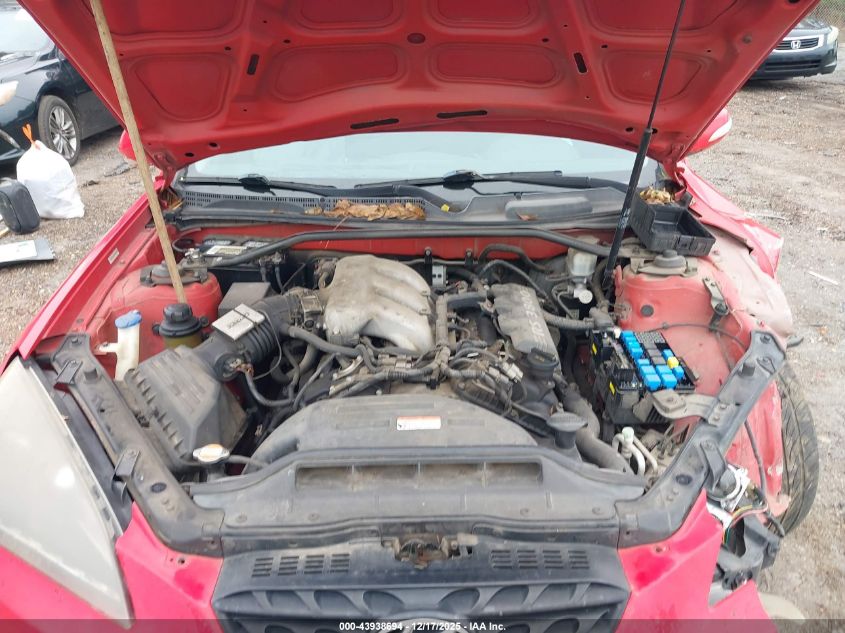 2010 Hyundai Genesis 3.8 Track VIN: KMHHU6KHXAU023417 Lot: 43938694