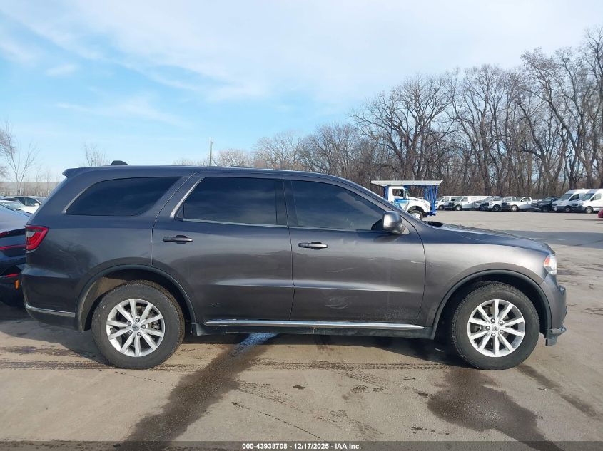 2020 Dodge Durango Sxt Awd VIN: 1C4RDJAG0LC215202 Lot: 43938708