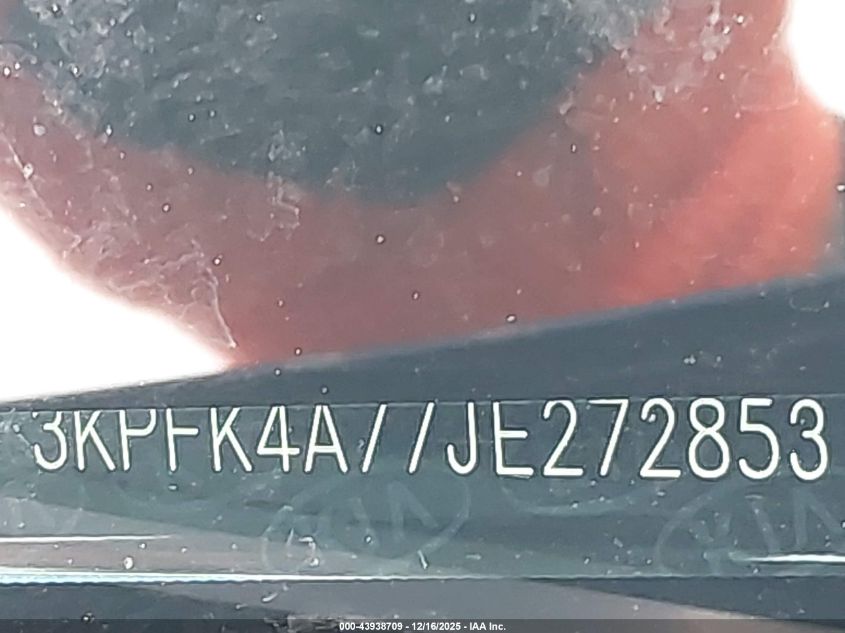 2018 Kia Forte Lx VIN: 3KPFK4A77JE272853 Lot: 43938709