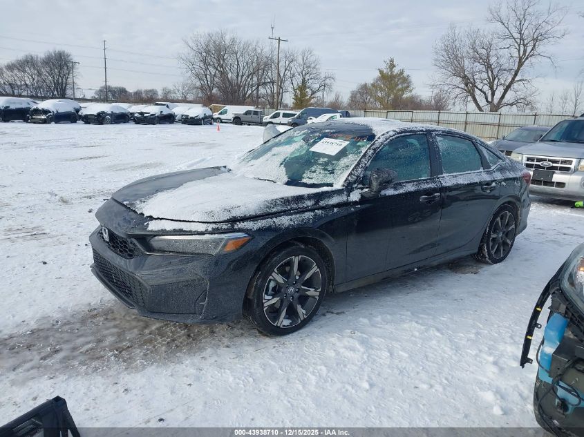 2026 Honda Civic Hybrid Sport/Sport Touring VIN: 2HGFE4F8XTH320962 Lot: 43938710