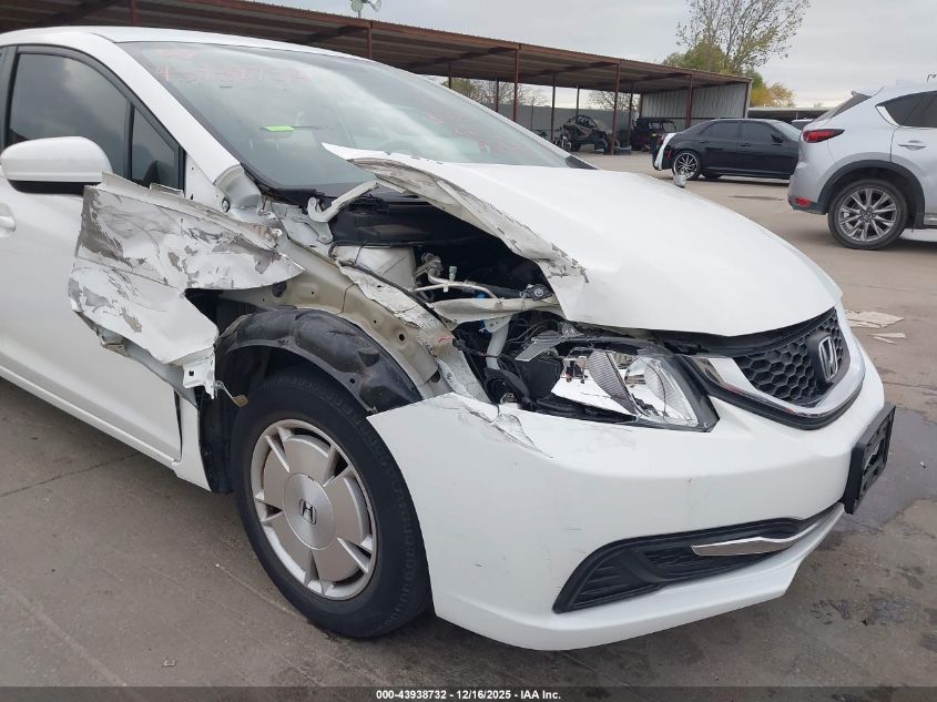 2014 Honda Civic Hf VIN: 2HGFB2F65EH514393 Lot: 43938732