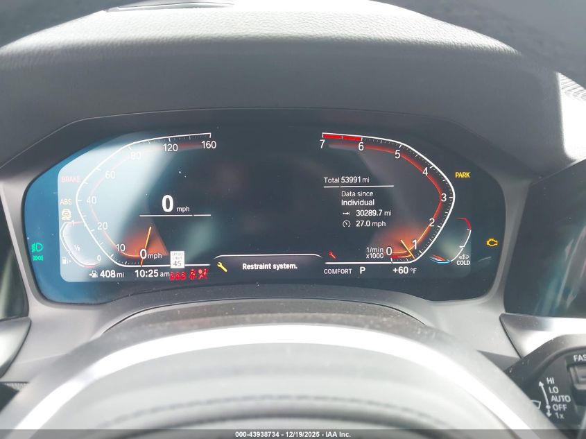 2020 BMW 330I VIN: 3MW5R1J04L8B11044 Lot: 43938734