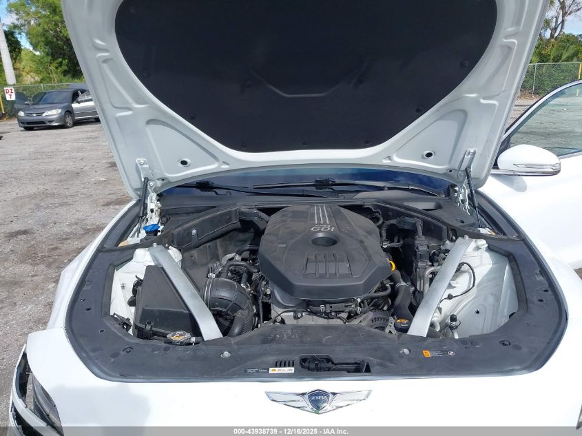 2022 Genesis G70 2.0T Rwd VIN: KMTG34TAXNU101517 Lot: 43938739
