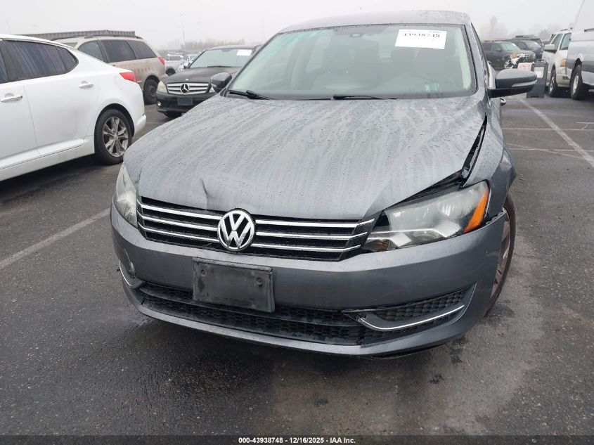 2013 Volkswagen Passat 2.5L Se VIN: 1VWBP7A37DC003162 Lot: 43938748