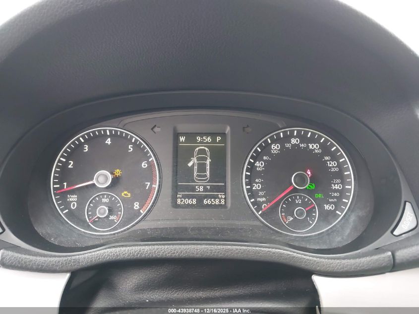 2013 Volkswagen Passat 2.5L Se VIN: 1VWBP7A37DC003162 Lot: 43938748