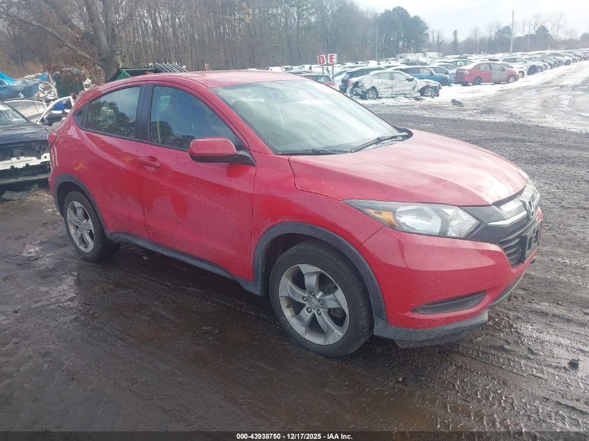 2018 Honda Hr-V Lx VIN: 3CZRU6H38JG700417 Lot: 43938750