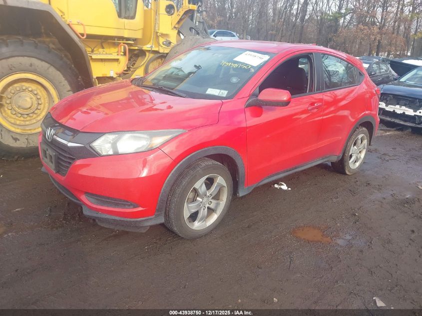 2018 Honda Hr-V Lx VIN: 3CZRU6H38JG700417 Lot: 43938750