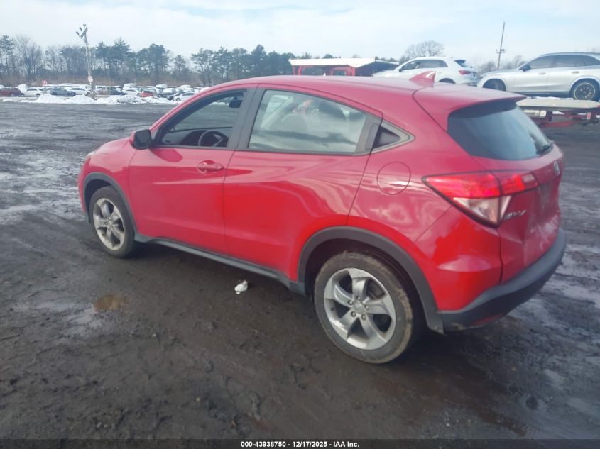 2018 Honda Hr-V Lx VIN: 3CZRU6H38JG700417 Lot: 43938750