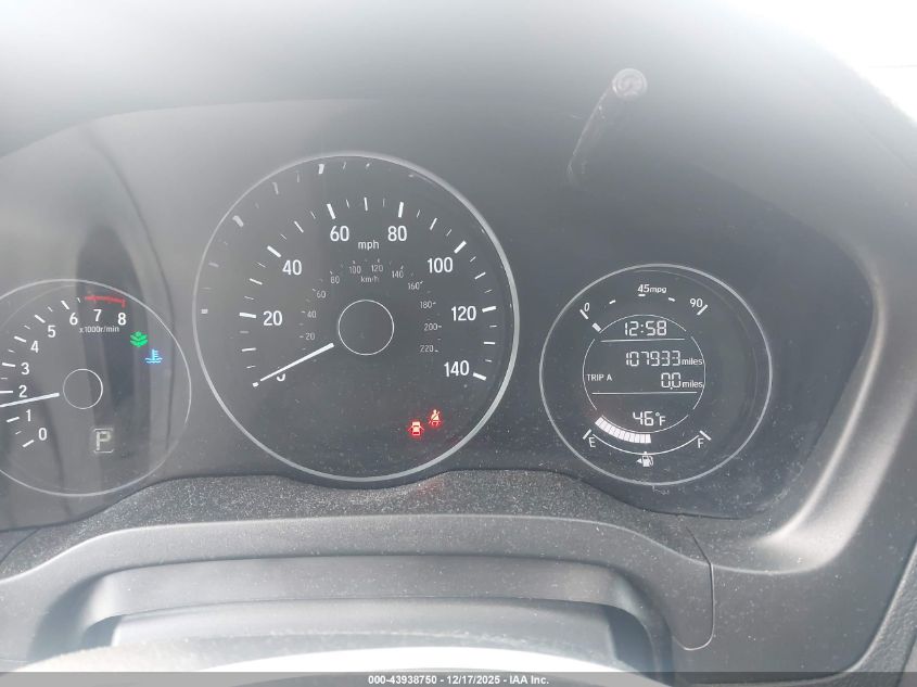 2018 Honda Hr-V Lx VIN: 3CZRU6H38JG700417 Lot: 43938750