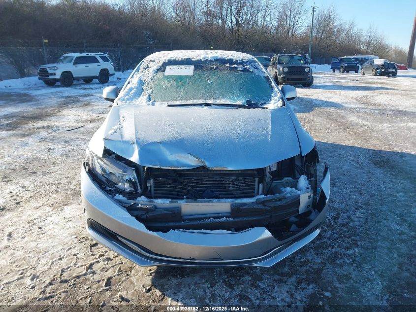 2013 Honda Civic Lx VIN: 2HGFB2F55DH580576 Lot: 43938762