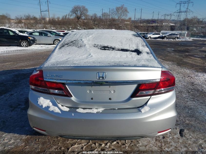 2013 Honda Civic Lx VIN: 2HGFB2F55DH580576 Lot: 43938762