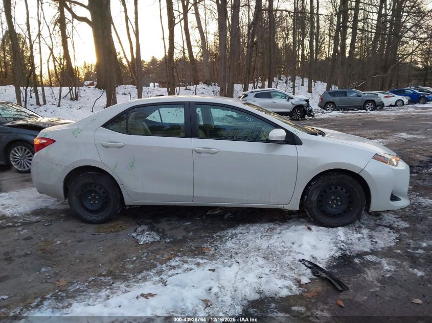 2018 Toyota Corolla Le VIN: 5YFBURHE8JP820089 Lot: 43938764