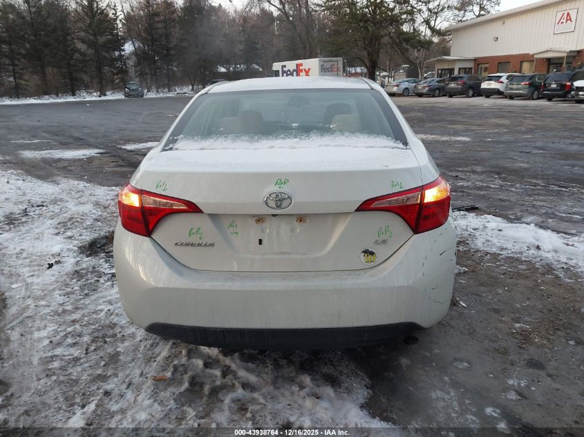 2018 Toyota Corolla Le VIN: 5YFBURHE8JP820089 Lot: 43938764