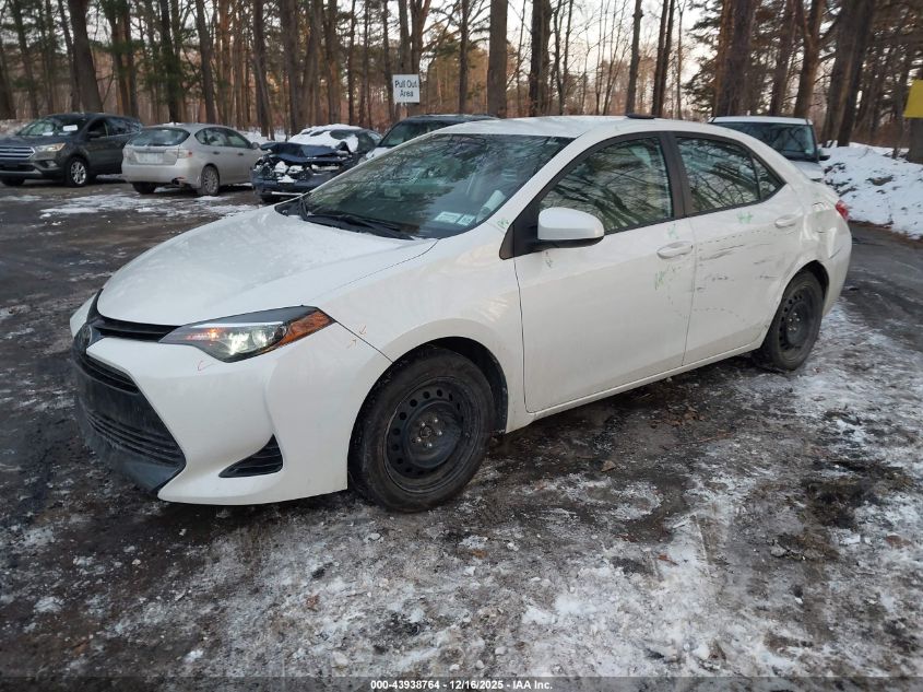 2018 Toyota Corolla Le VIN: 5YFBURHE8JP820089 Lot: 43938764