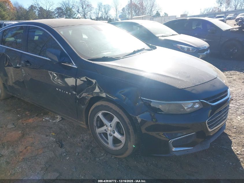 2017 Chevrolet Malibu Ls VIN: 1G1ZB5ST6HF114012 Lot: 43938772