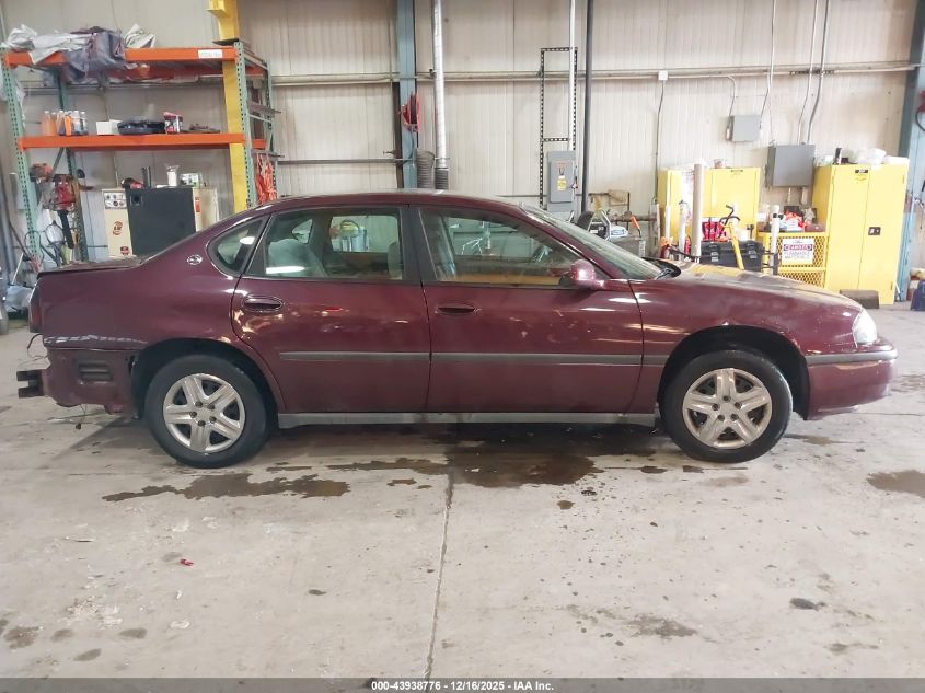 2004 Chevrolet Impala VIN: 2G1WF52E849240254 Lot: 43938776