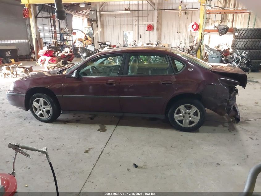 2004 Chevrolet Impala VIN: 2G1WF52E849240254 Lot: 43938776