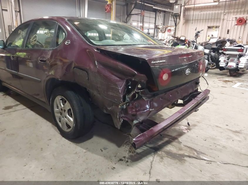 2004 Chevrolet Impala VIN: 2G1WF52E849240254 Lot: 43938776