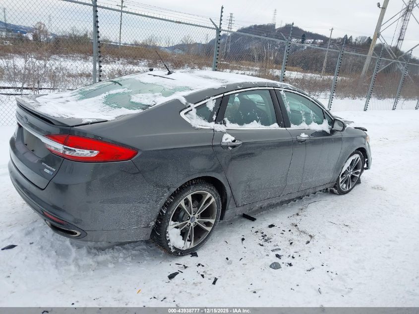 2017 Ford Fusion Titanium VIN: 3FA6P0D94HR245366 Lot: 43938777