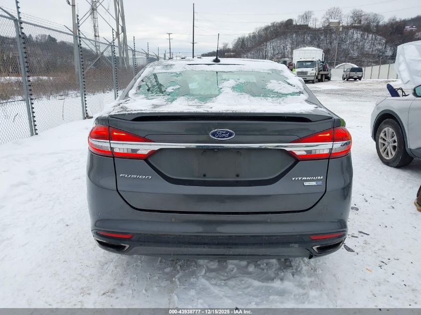 2017 Ford Fusion Titanium VIN: 3FA6P0D94HR245366 Lot: 43938777