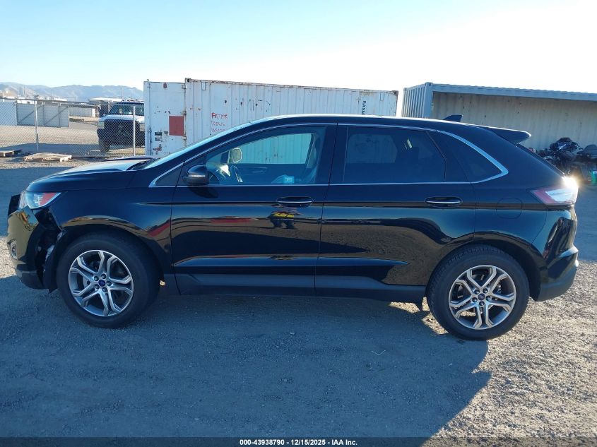 2017 Ford Edge Titanium VIN: 2FMPK3K98HBB57951 Lot: 43938790