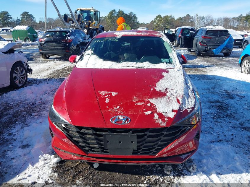 2021 Hyundai Elantra Sel VIN: KMHLS4AGXMU067807 Lot: 43938795