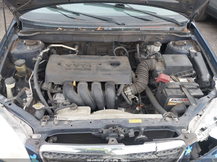 2008 Toyota Corolla Le VIN: 2T1BR32E18C878885 Lot: 43938826