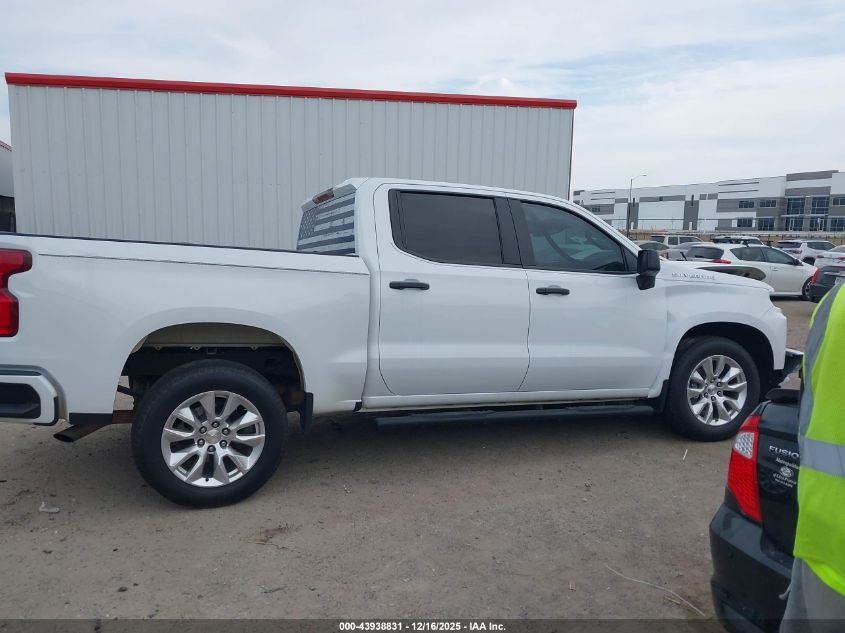 2021 Chevrolet Silverado 1500 2Wd Short Bed Custom VIN: 1GCPWBEK7MZ232082 Lot: 43938831