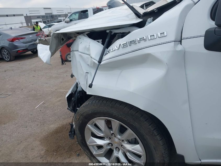 2021 Chevrolet Silverado 1500 2Wd Short Bed Custom VIN: 1GCPWBEK7MZ232082 Lot: 43938831