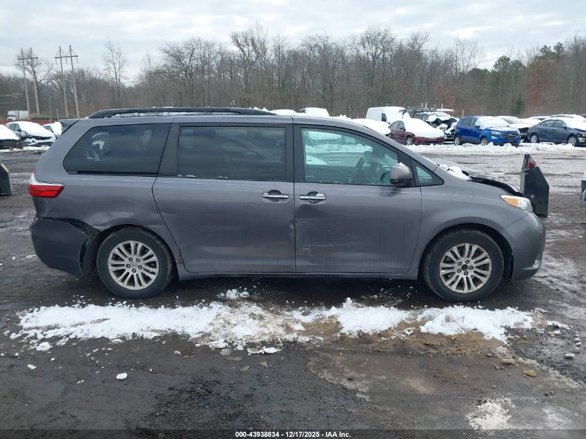 2015 Toyota Sienna Xle Premium 8 Passenger VIN: 5TDYK3DC8FS630020 Lot: 43938834