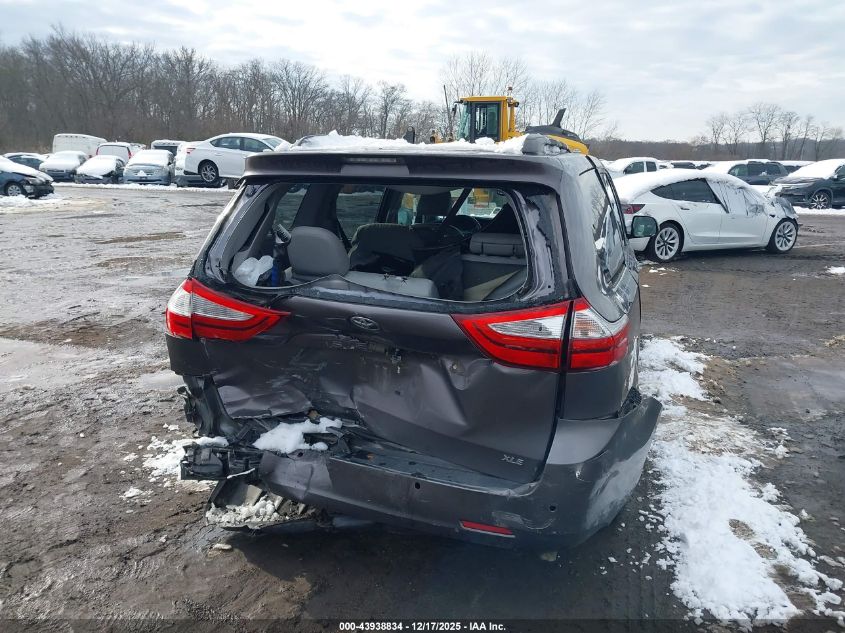 2015 Toyota Sienna Xle Premium 8 Passenger VIN: 5TDYK3DC8FS630020 Lot: 43938834